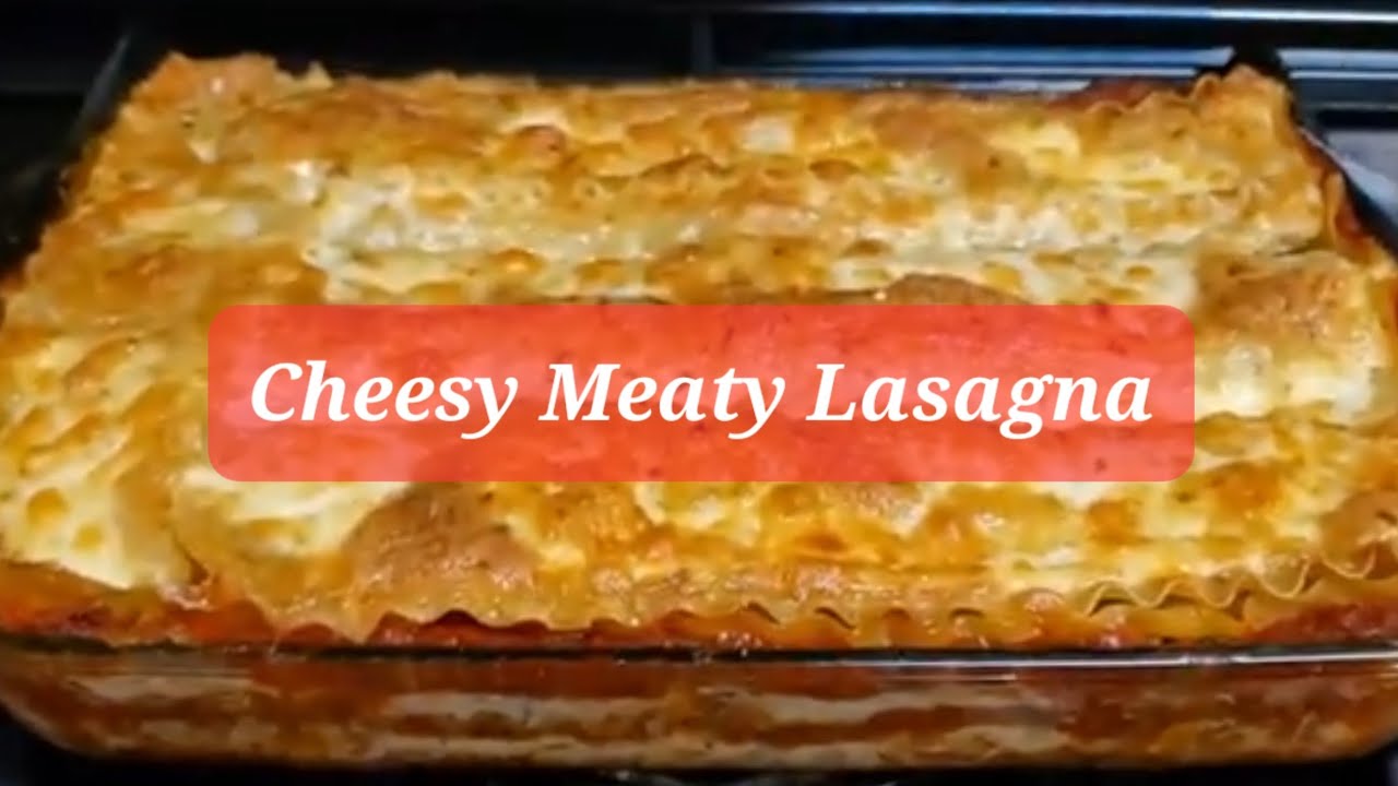 CHEESY MEATY LASAGNA RECIPE || Michigan Fil-Am Family