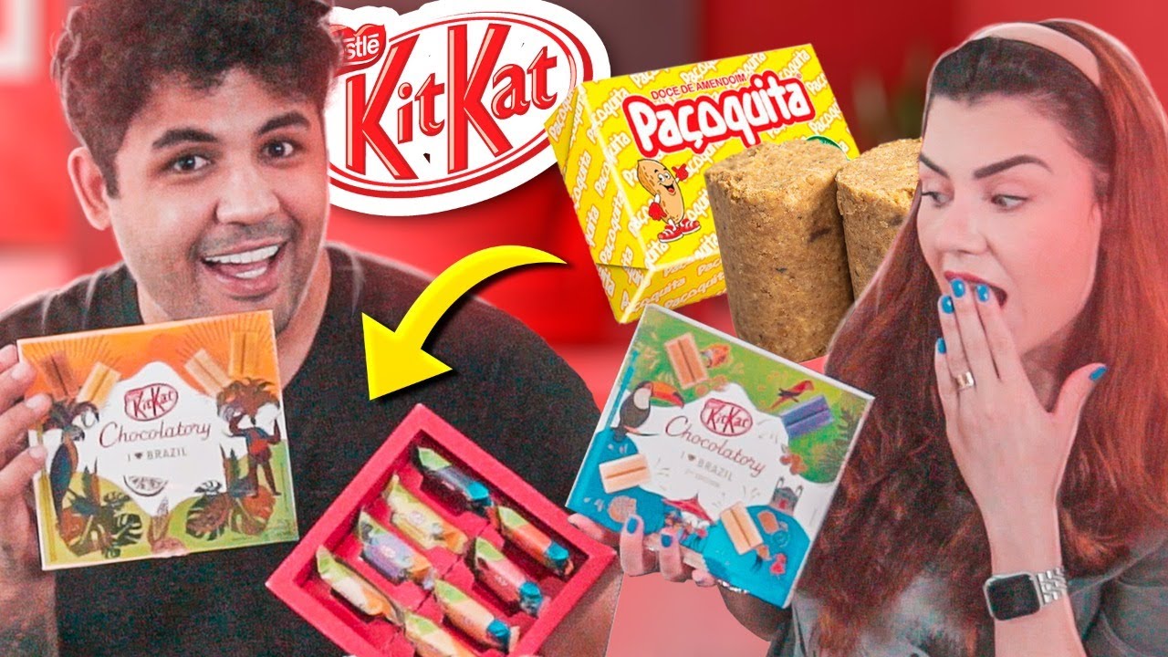 PROVAMOS KIT KAT SABOR PAÇOCA!!!