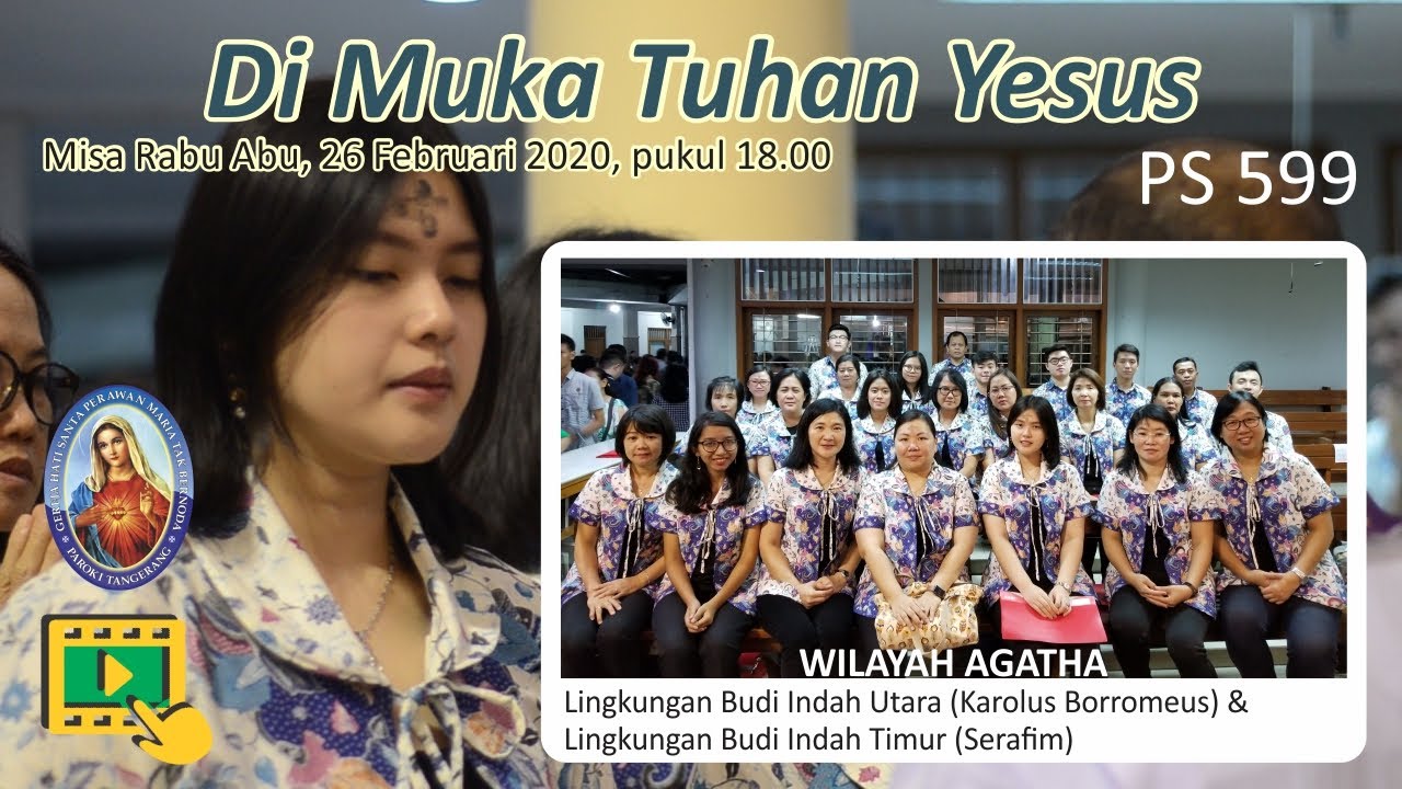 PS 599 Di Muka Tuhan Yesus