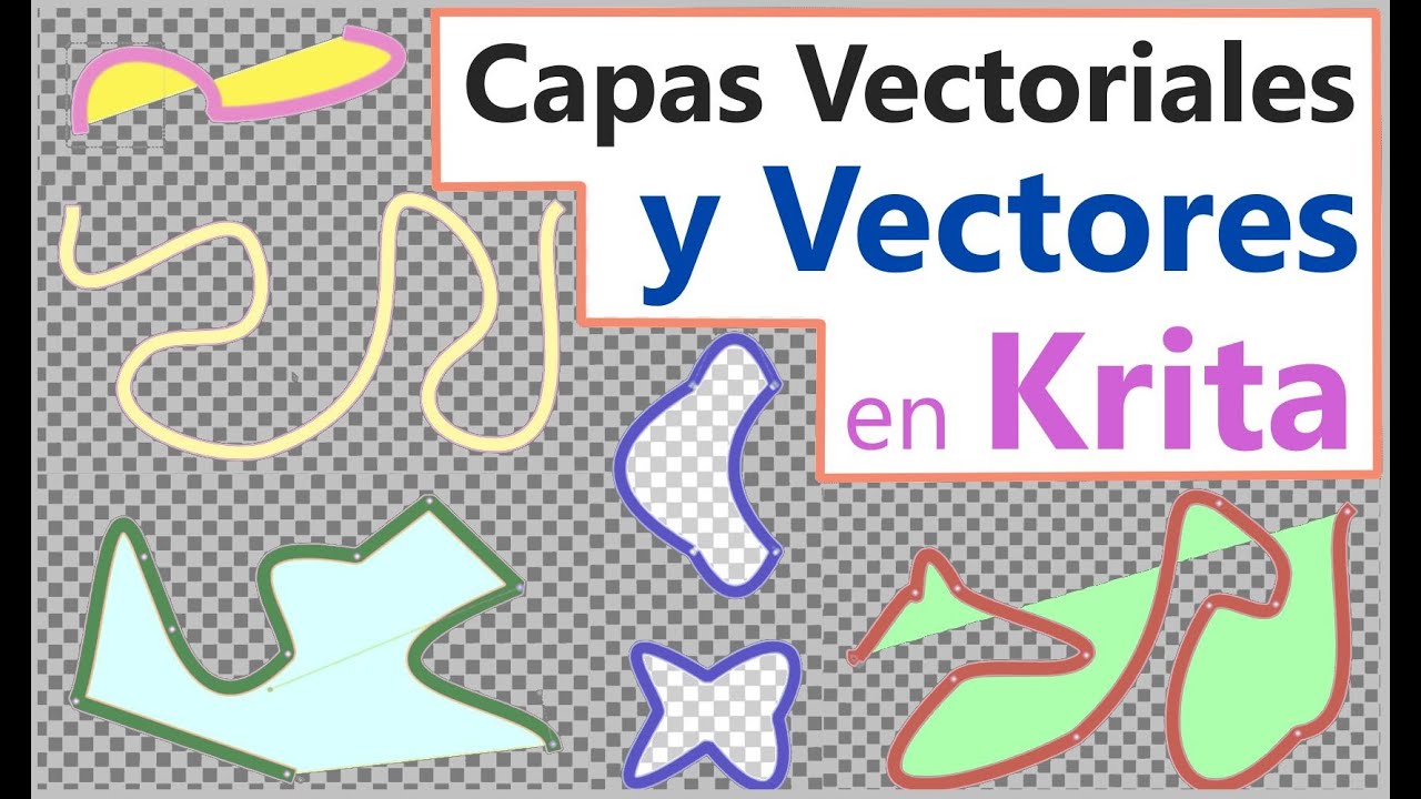 Cómo Dibujar con Vectores y Cómo Usar Capas Vectoriales en Krita