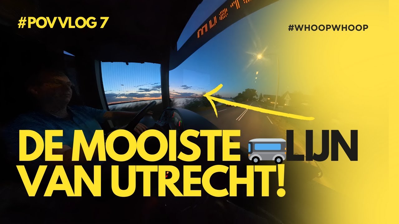 Dit Herkent ELKE buschauffeur! | Betaald naar de ondergaande ZON kijken☀️ #povvlog 7