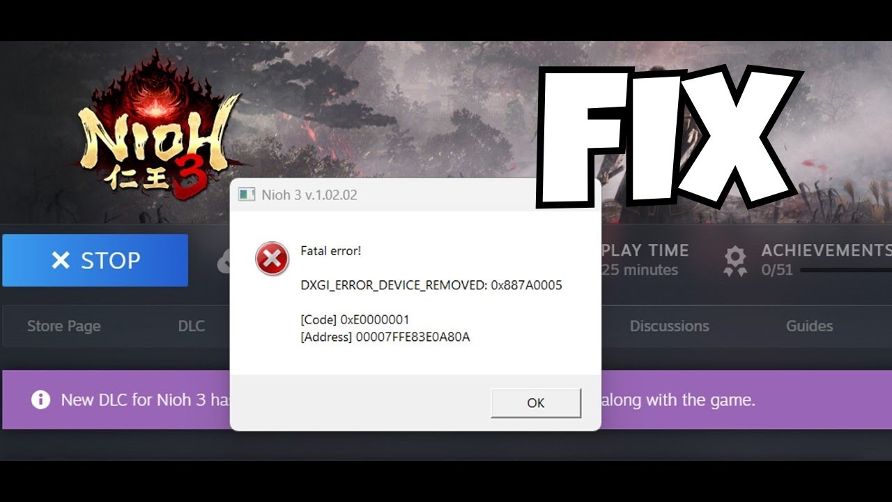 Fix Nioh 3 0xc0000005 Fatal Error When Closing Game | PC Solution