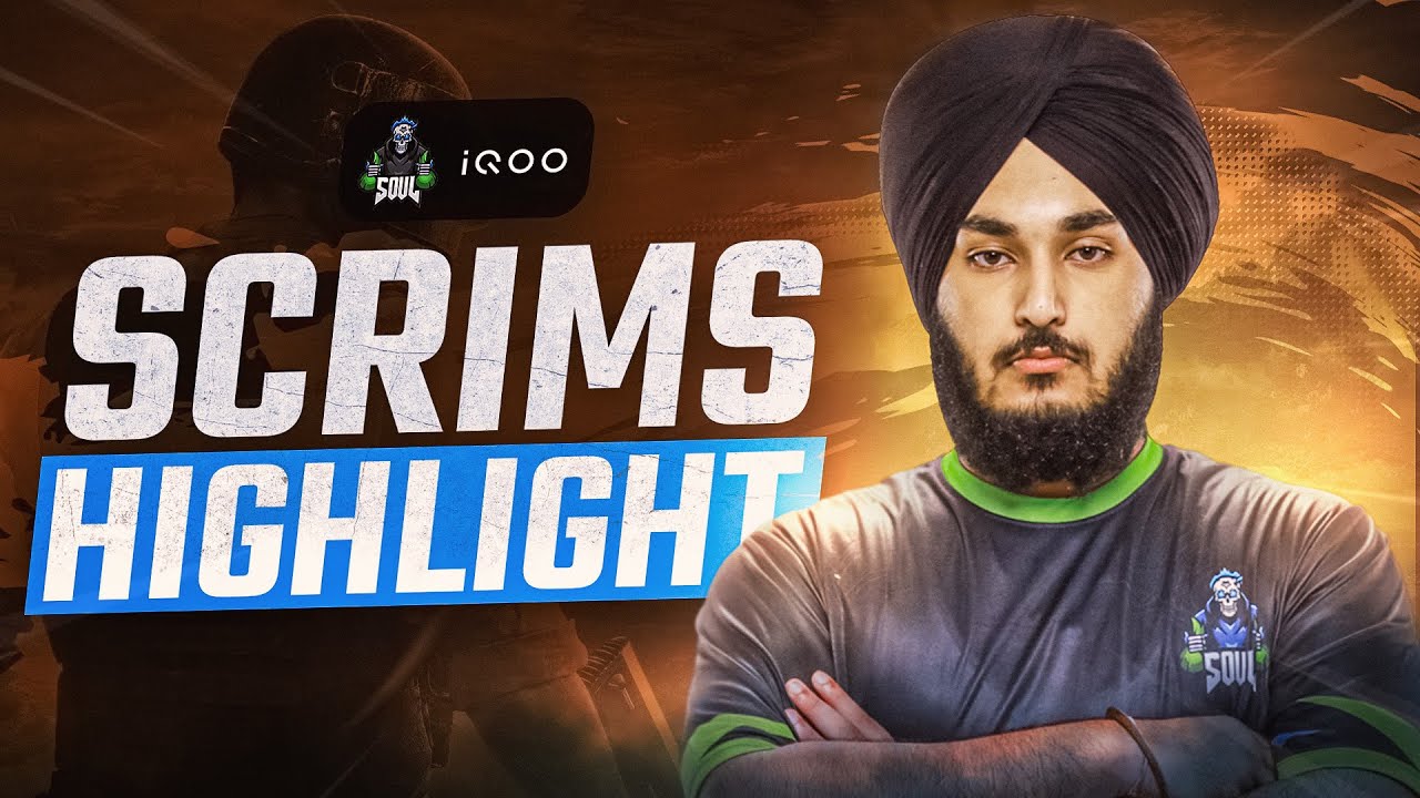SCRIMS HIGHLIGHTS🚀| iQOOSouLRonY ❤️|