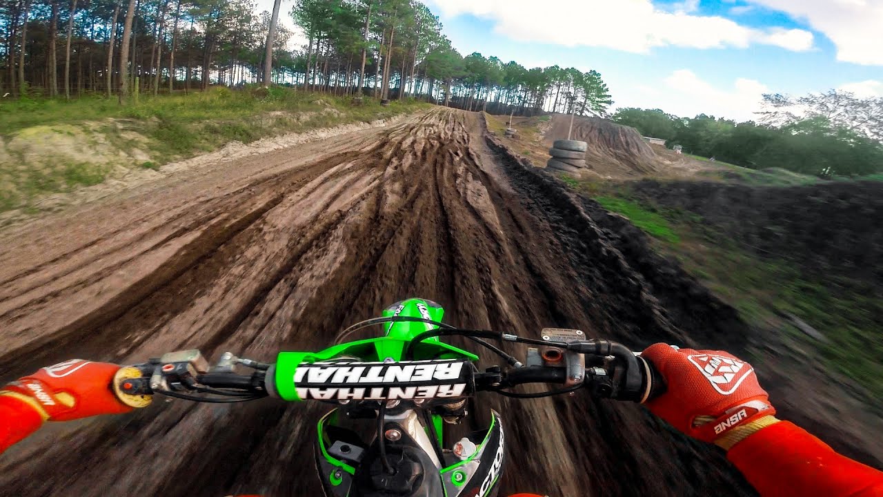 Kawasaki KX450F Sand Track Shredding