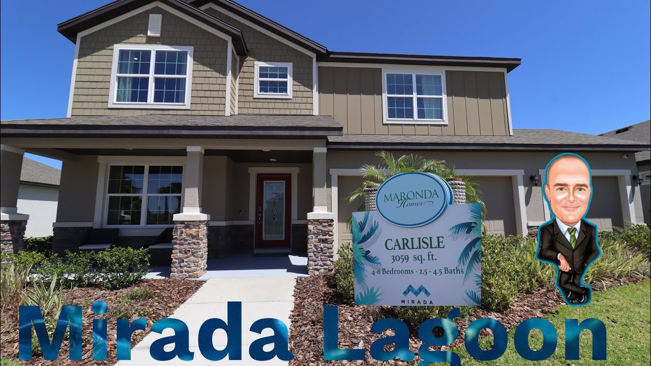 The Carlisle floor plan by Maronda Homes |  Mirada San Antonio FL | New Home Tour