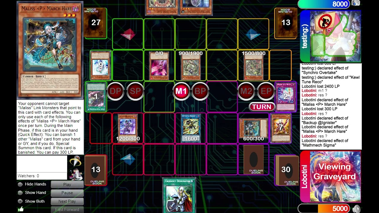 DUELING BOOK BO3 Maliss Bystial Yummy vs Kewl Tune TOXIC player still lose