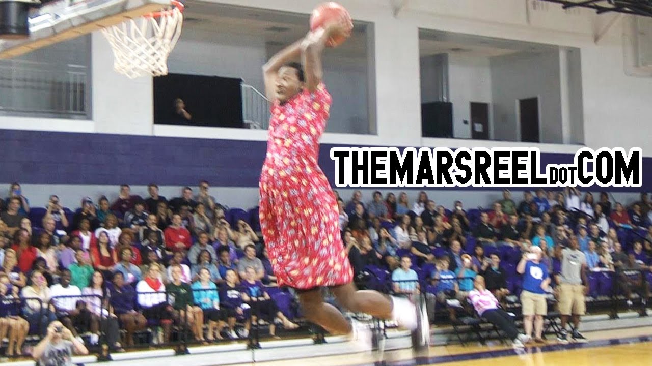 John Brown Brings Back The Grandma Dunk; Hilarious Dunk Wins High Point Dunk Contest!