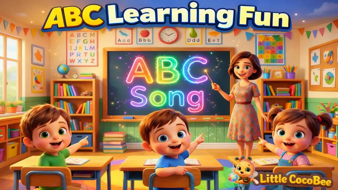 ABC Alphabet Song for Kids | Learn Letters with LittleCocoBee #short #shorts #kidssongs #kid #viral