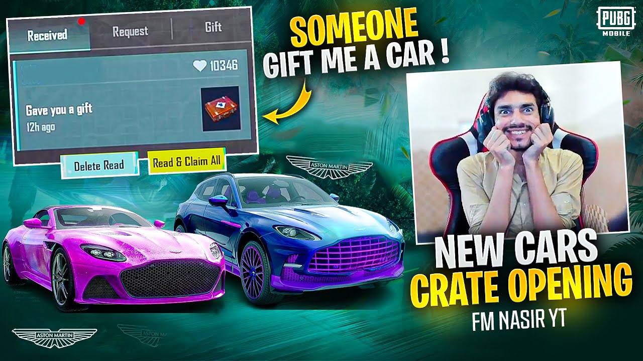 Someone Gift Me New Mirado Car & Aston Martin Crate Opening || PUBG MOBILE