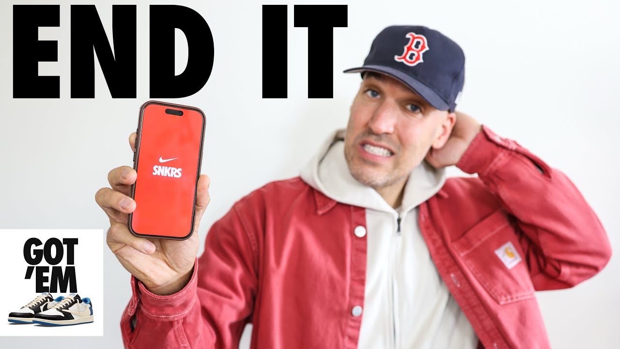 Приложение Nike SNKRS закрыто.