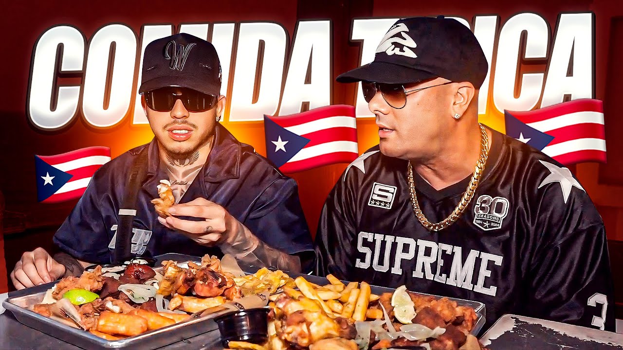 PROBANDO COMIDA DE PUERTO RICO CON WISIN | WESTCOL