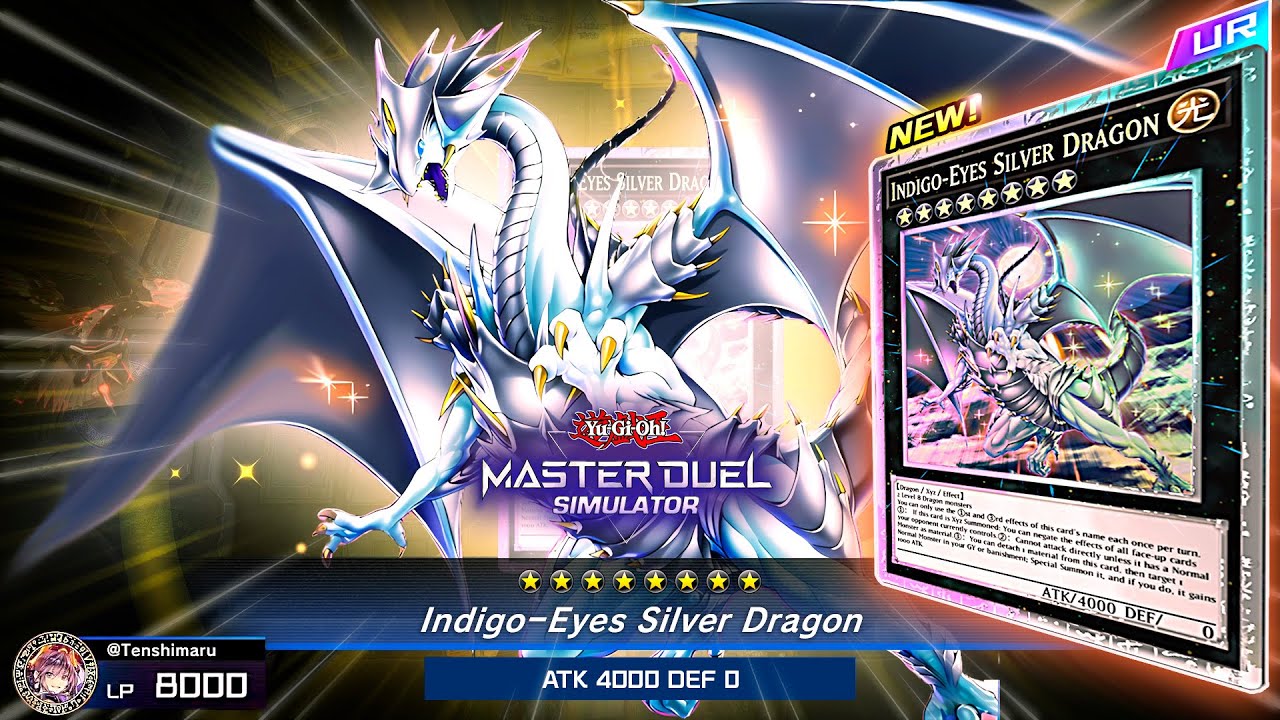 NEW BLUE-EYES XYZ IS HERE! NEW BLUE-EYES SUPPORT CAN NEGATE EVERYTHING | Indigo-Eyes Silver Dragon