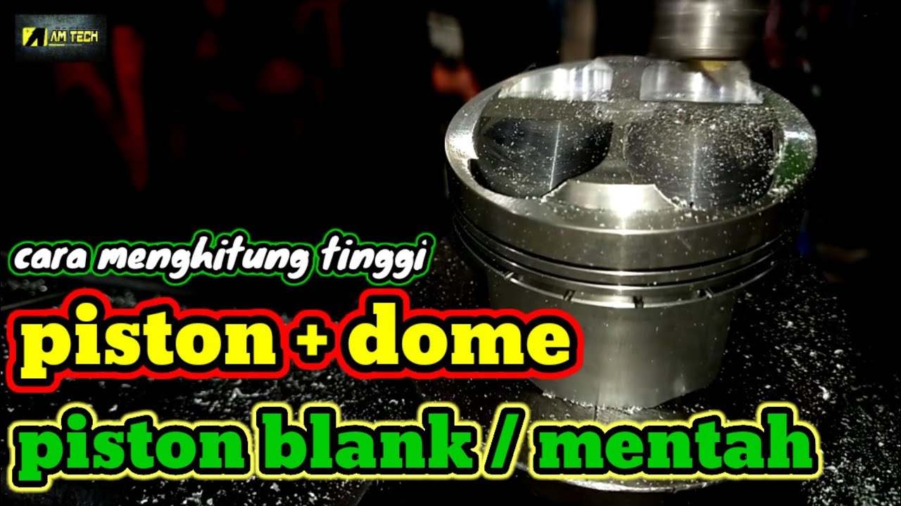 cara mengukur Desain piston suzuki satria fu porting,tune up harian ,balap kompetisi@AM TECH RACING