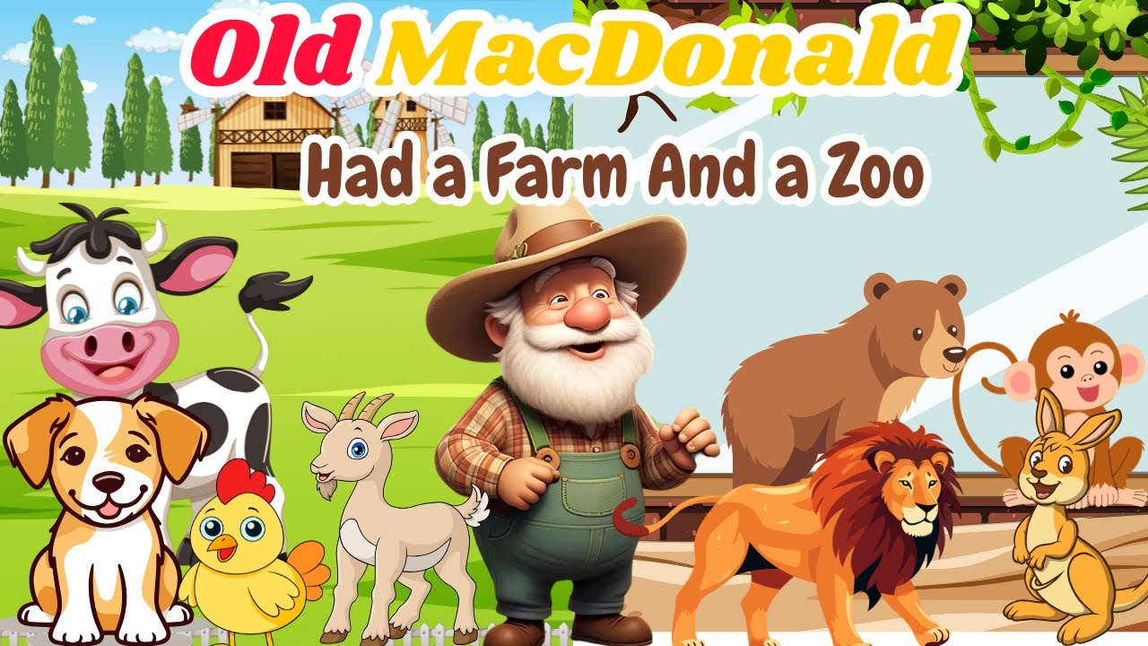 🐓 Old MacDonald’s Farm & Zoo | Sing Along with Animals A to Z!