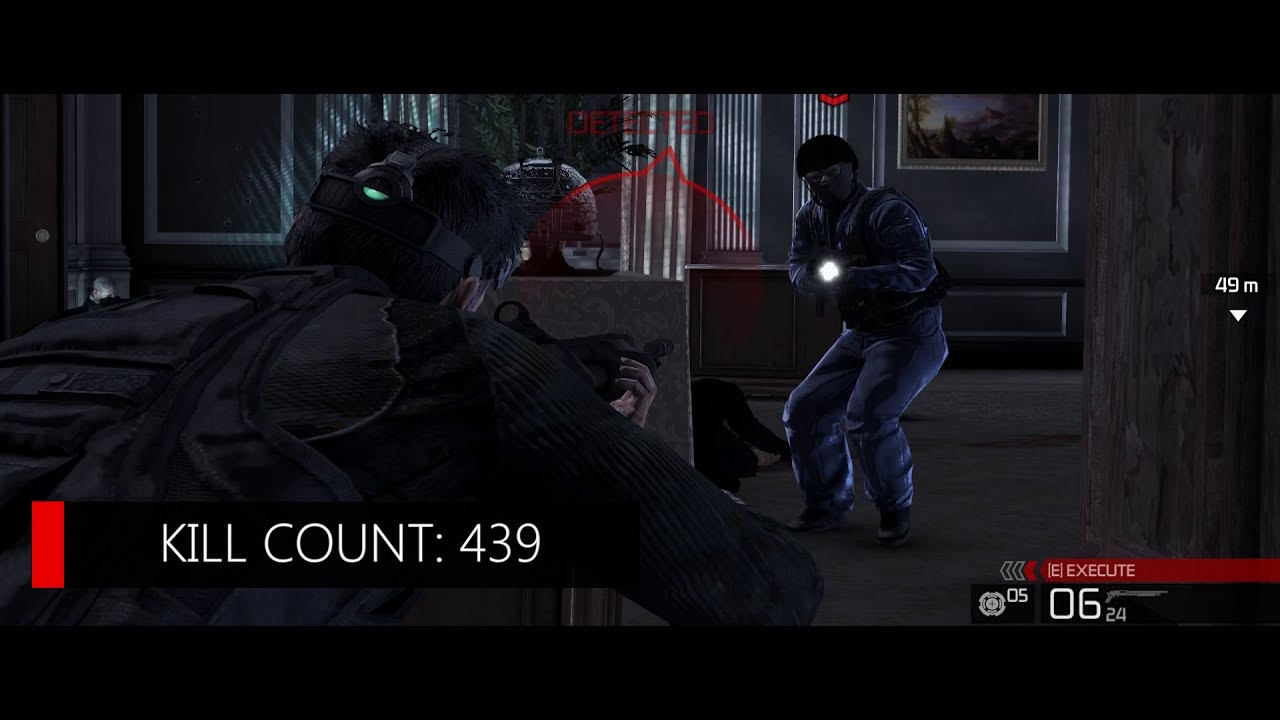 John Wick’s “Splinter Cell: Conviction” ◄Kill Count: 472►