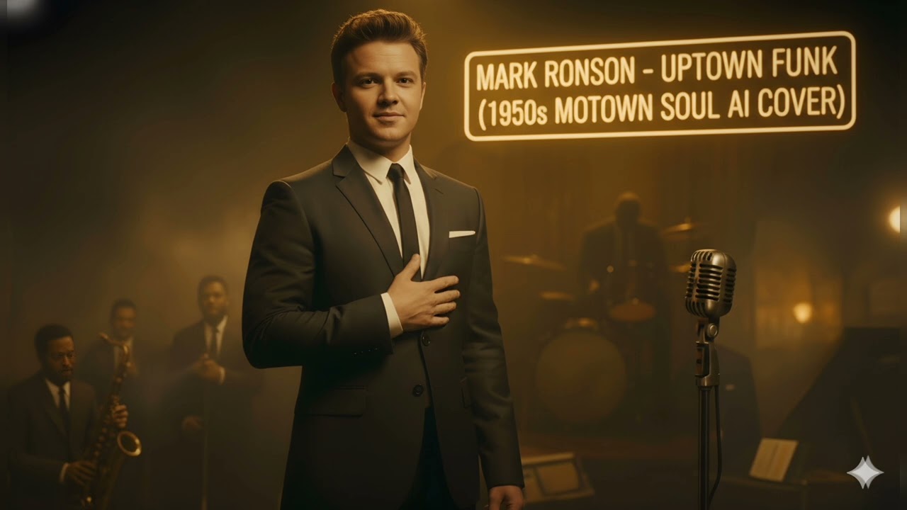 Mark Ronson - Uptown Funk (1950s Motown Soul Ai Cover) [Best Version]