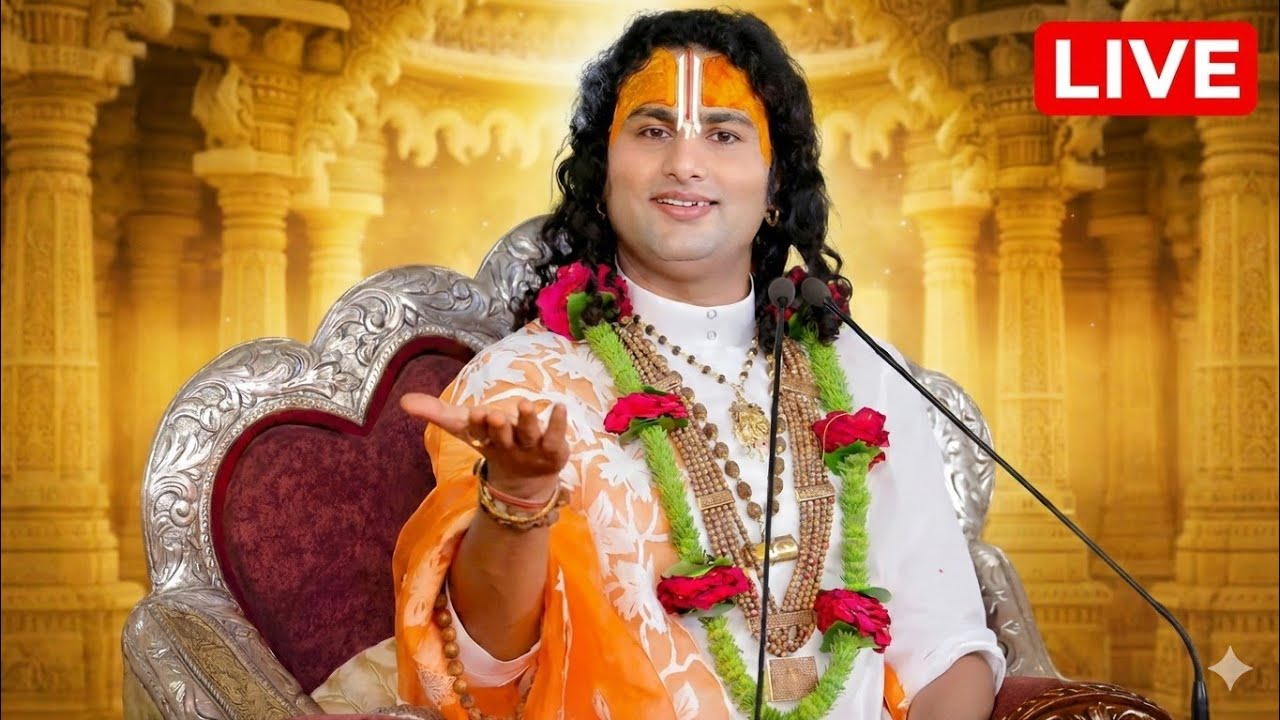 Bhagwat Katha 💥 Aniruddhacharyaji Maharaj ki Katha 💥 #katha #aniruddhacharyaji #bhagwatkatha