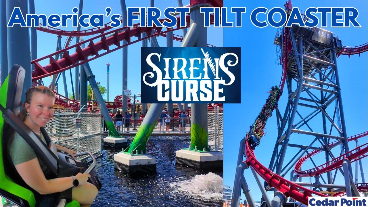 Siren's Curse Opening Day | Our First Time At Cedar Point