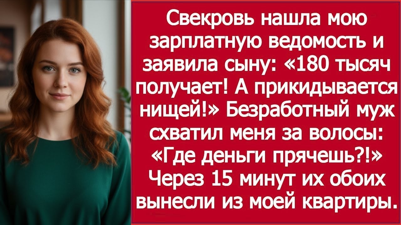 Свекровь нашла мою зарплату — муж взбесился / Mother-in-Law Found My Pay — Husband Went Mad