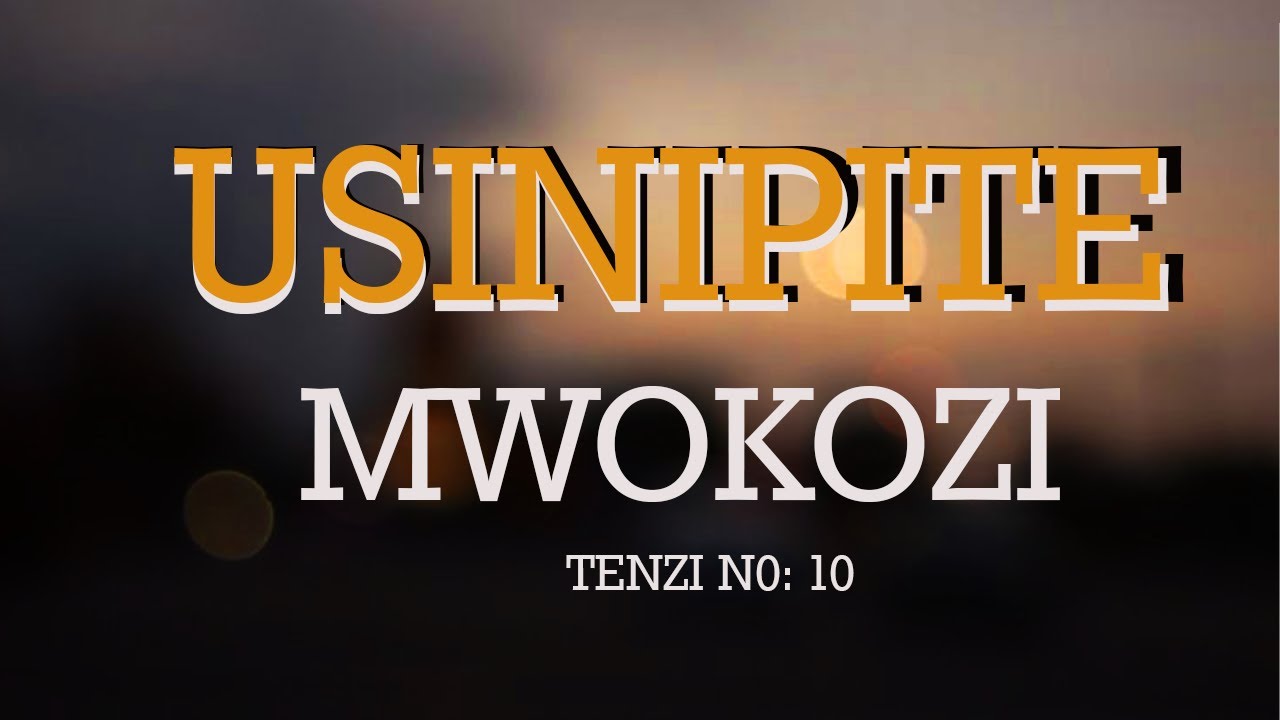 USINIPITE MWOKOZI UNISIKIE TENZI ZA ROHONI