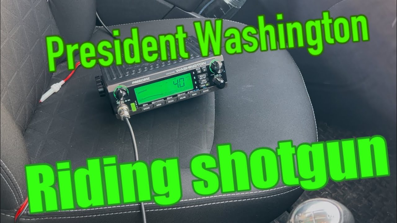 Пробую президента Вашингтона на мобильном🇬🇧 CB Radio ￼DX 🇺🇸
