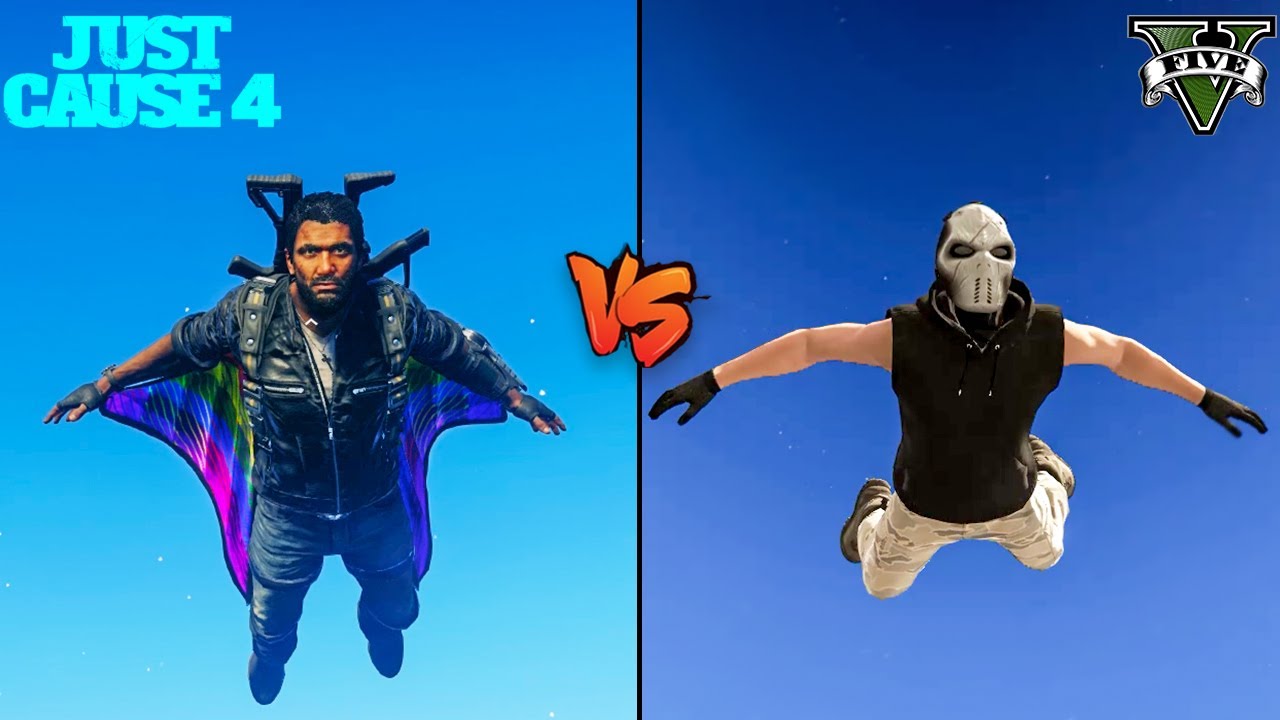 GTA 5 VS JUST CAUSE 4 - WHICH IS BEST? | SBS COMPARISON