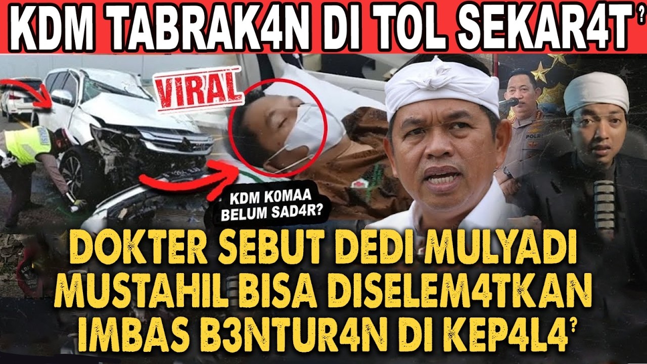 KANG DEDI MULYADI TABR4KAN DI TOL?! RIBUAN WARGA JABAR DOAKAN KDM