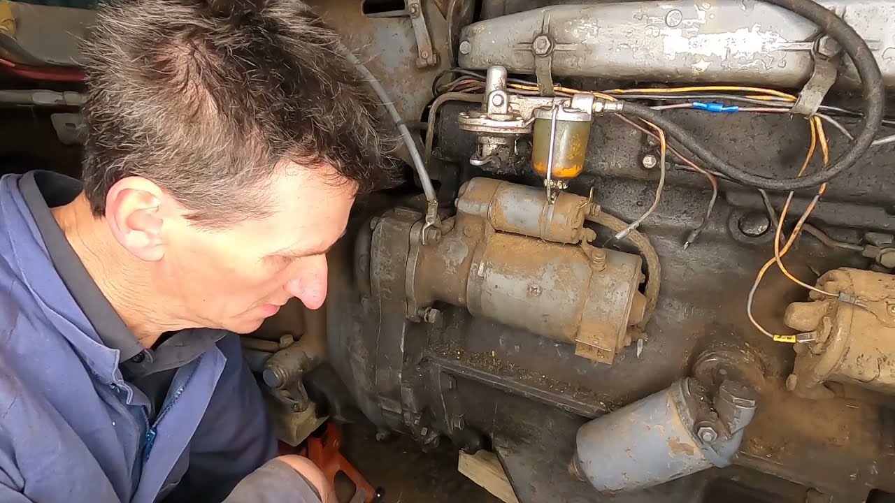 1958 Massey Ferguson 65 MK1 Diesel Tractor Starter Motor In