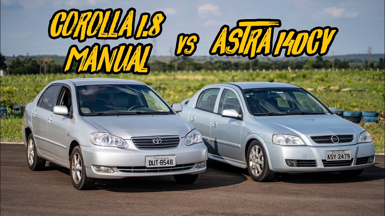 COROLLA 1.8 MANUAL VS ASTRA 2.0 140CV! O BOY AGUENTA COM O VOVÔ?
