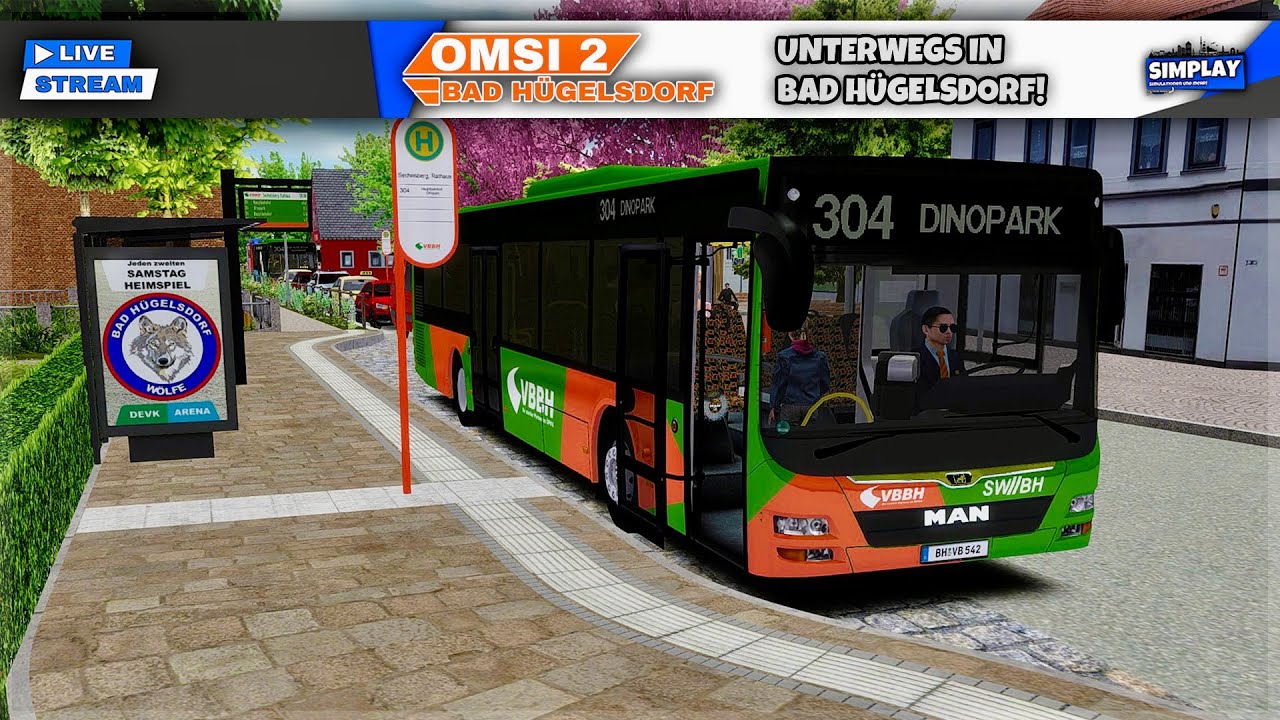 OMSI2: Meine ERSTE FAHRT Durch BAD HÜGELSDORF Mit @DerNiklas ! I 🔴LIVESTREAM🔴 I SIMPLAY