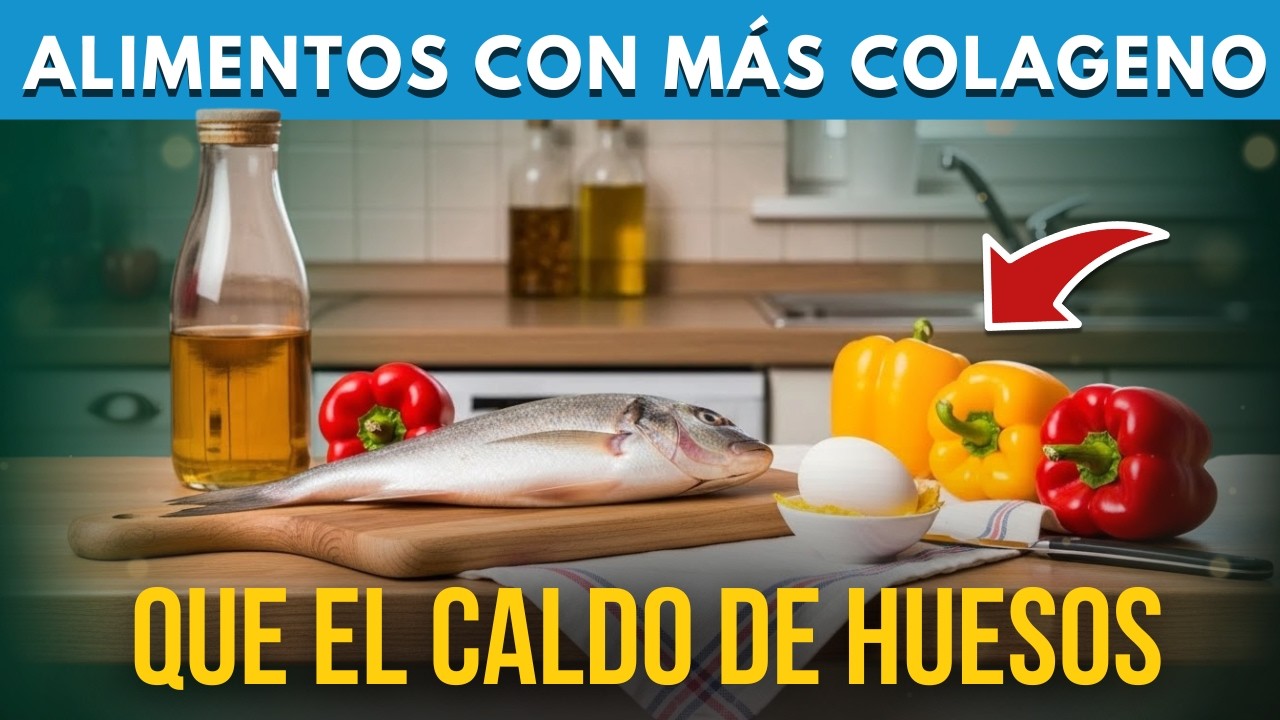 5 ALIMENTOS con 10 veces más COLÁGENO que el Caldo de Huesos - Atención Mayores de 50