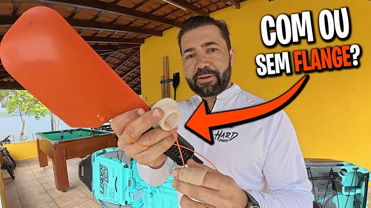 Instalei o Novo Leme do Leader 1090 e Descobri se a Flange Faz Diferença!