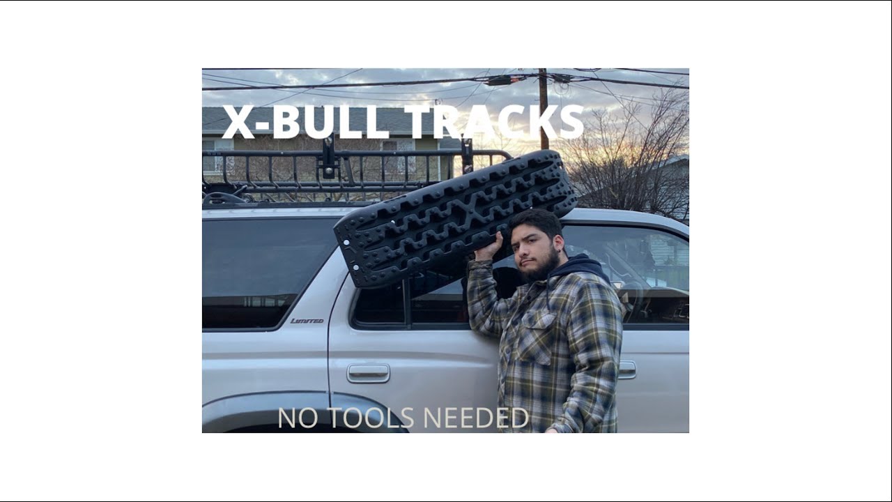 X-BULL RECOVERY TRACKS ON YAKIMA CARGO BASKET                           (NO TOOLS NEEDED)