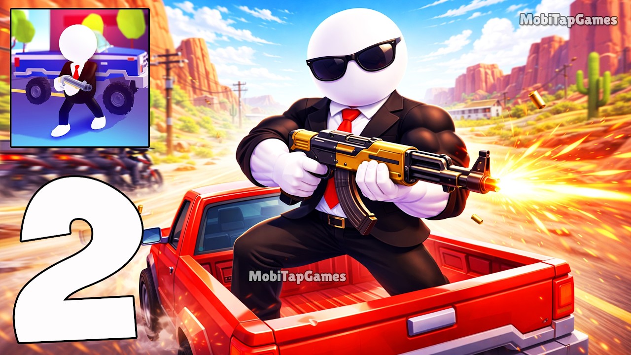 💥 Rage Road – Car Shooting Game – Action Road Combat Gameplay Part 2 (iOS, Android)