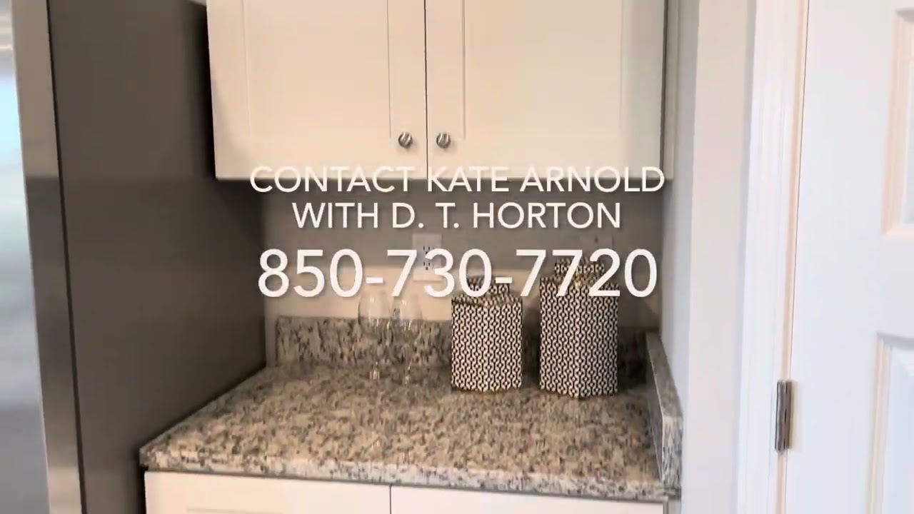 Lismore floor plan; contact Kate Arnold with D. R. Horton, Panama City, FL for a showing 