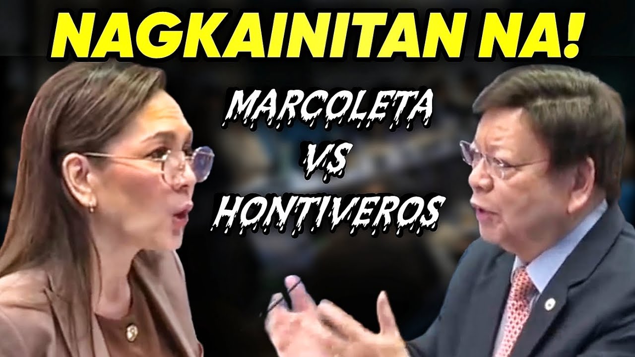 MARCOLETA VS HONTIVEROS NAGKAINITAN SA SENADO! MARCOLETA NAPAHIYA SI RISA!