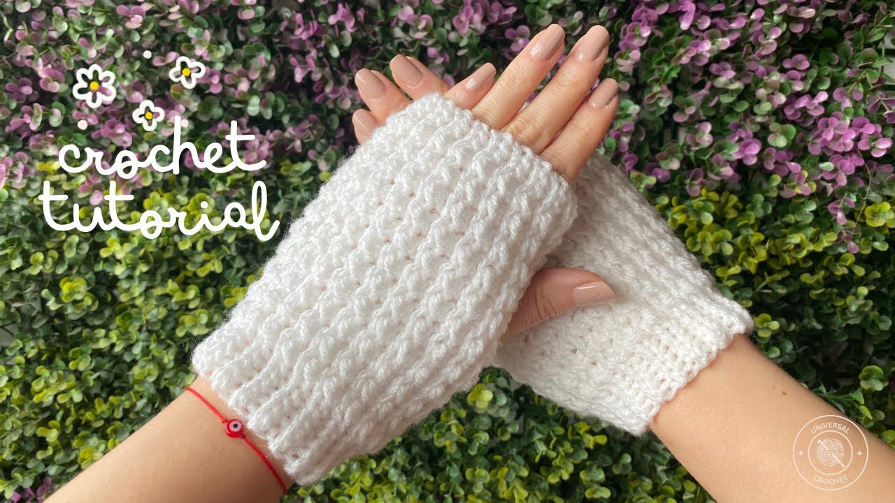 🧤✨Guantes Mitones a Crochet Fáciles y Rápidos | Tutorial Ganchillo