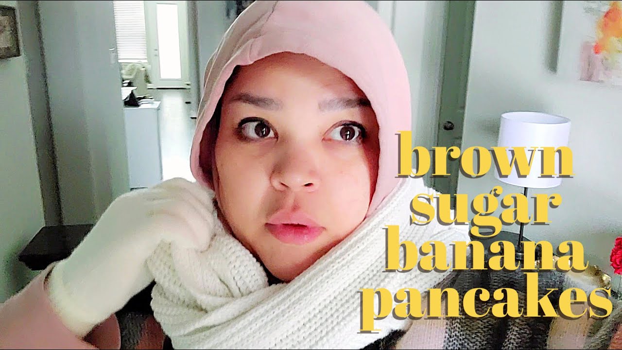 BROWN SUGAR BANANA PANCAKES | Winter Freeze Power Outage Cooking Vlog | Stay Warm My Friends