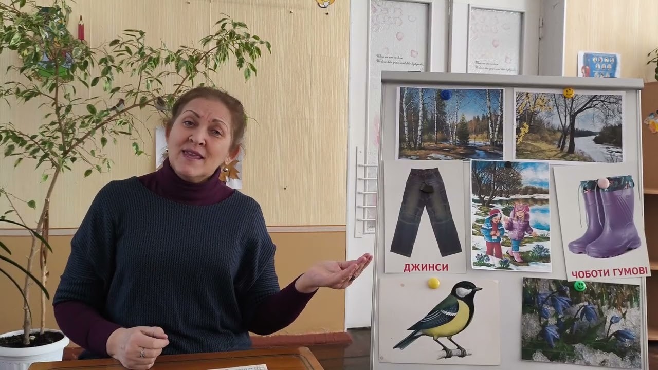 Заняття з розвитку мовлення за темою 