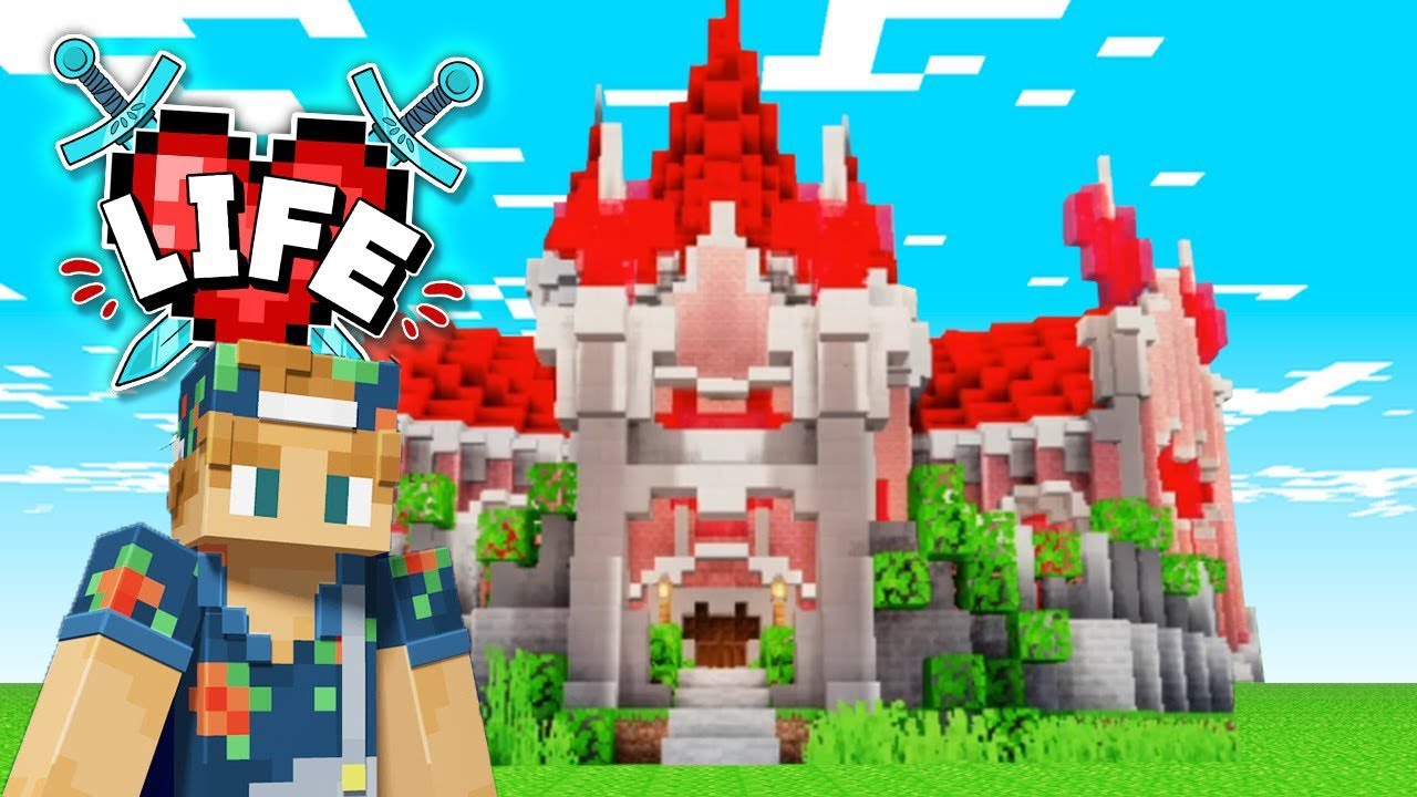 My Queen Of Hearts Castle Reveal!! | Minecraft X Life #31