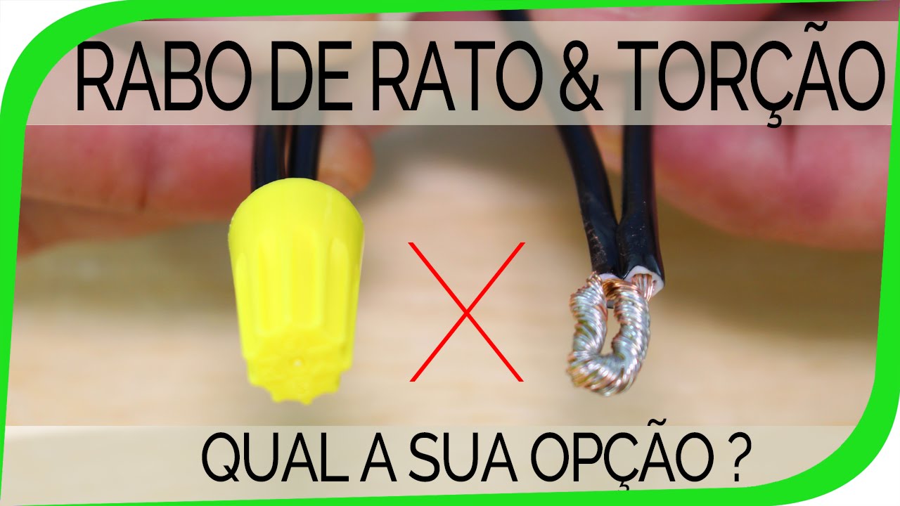 Emenda rabo de rato e conexão de torção - Qual a sua preferira?