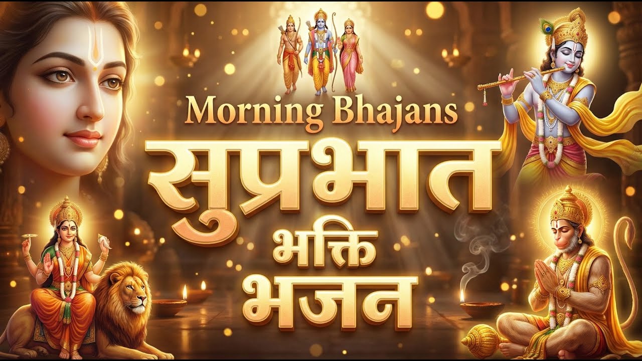 🌅 सुप्रभात भजन || दिन की शुरुआत भक्ति के साथ | Morning Bhakti & Bhajan Songs  #song #bhajan