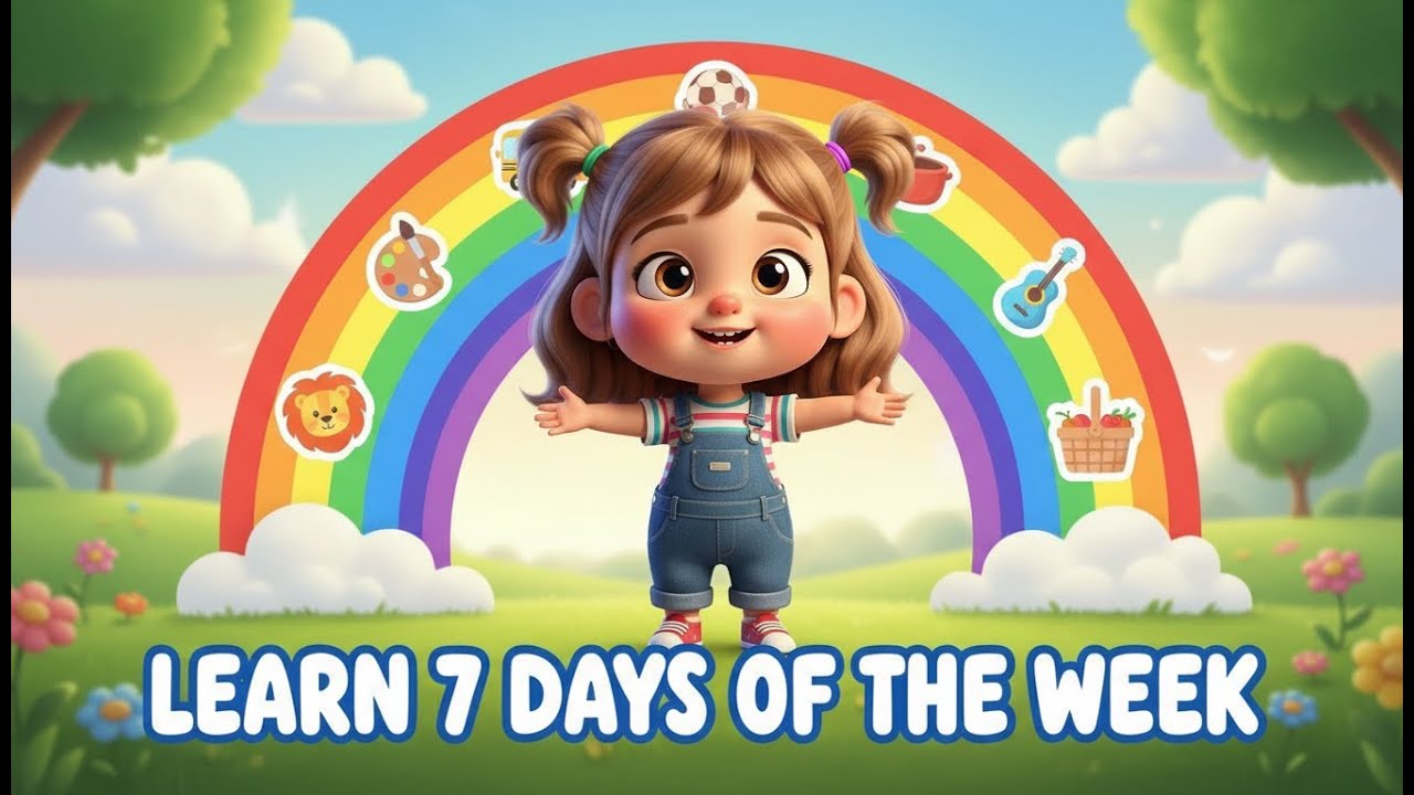 Days of the Week Song for Kids ♫ 7 Days of Fun Compilation | Learn English #DaysOfTheWeek #KidsSongs