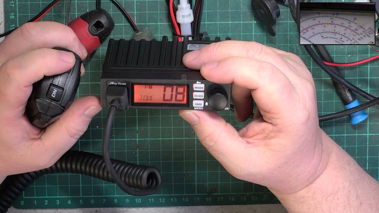 Anytone Smart II CE MultiNorn CB radio - Service adjustment