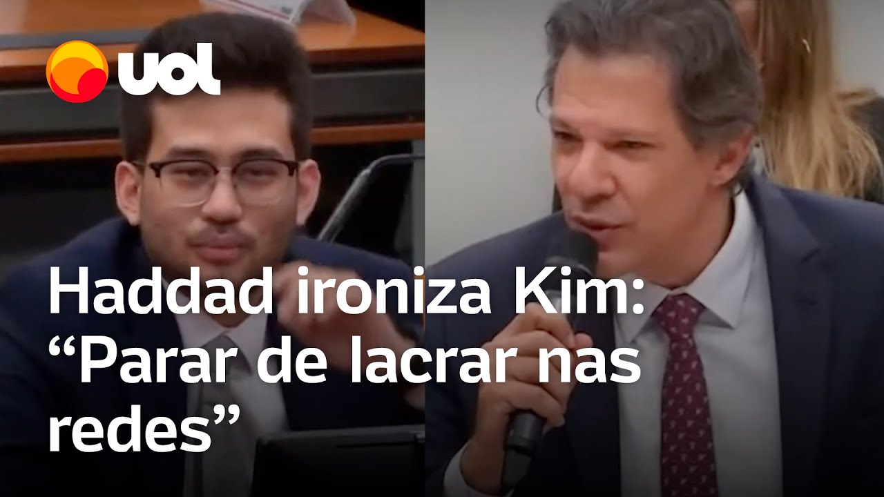 Haddad ironiza Kim por crítica ao ICMS: ‘Para de lacrar’
