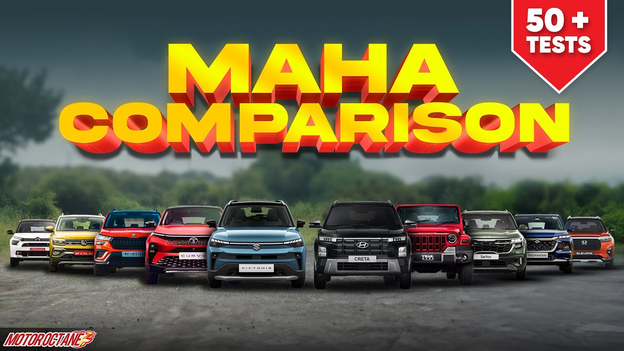 Maruti Victoris vs Creta vs Seltos vs Thar Roxx vs Curvv vs Basalt X vs Vitara vs Elevate vs Kushaq