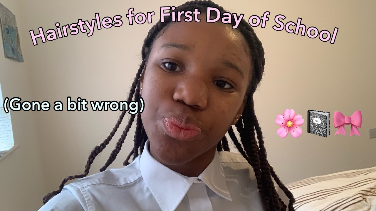 Doing My Hair For the First Day Back At School🌸📖 (Gone a bit 🤏🏽 wrong) | GRWM | Year 7 |Uk