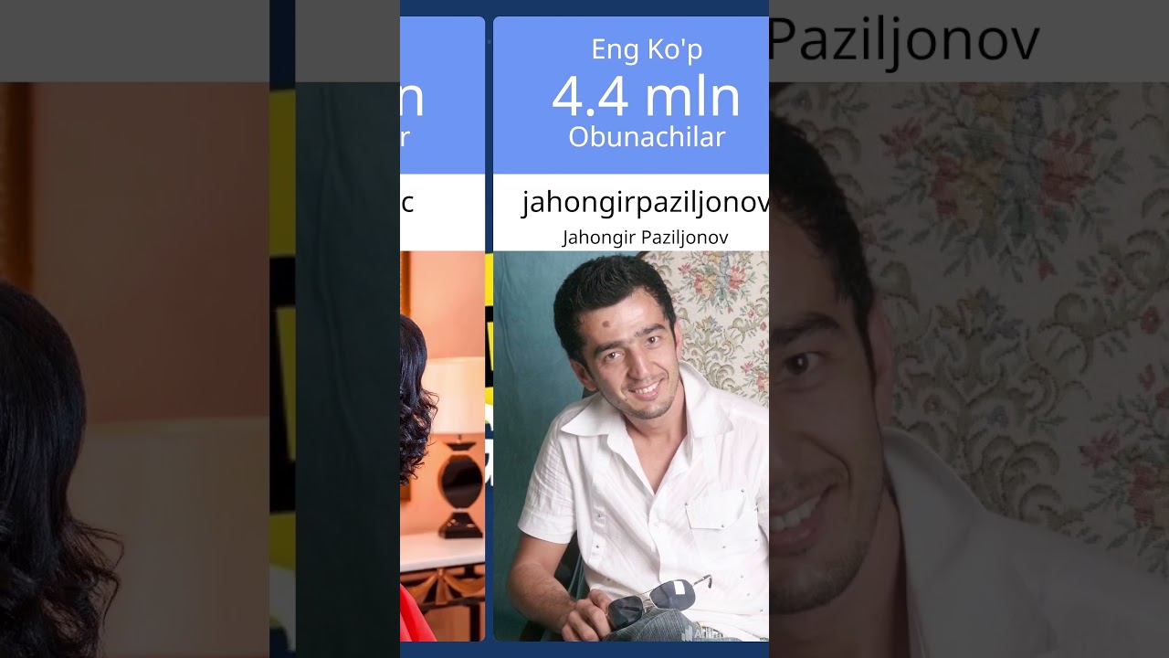 Instagramda Eng Mashhur O'zbekistonliklar #shorts