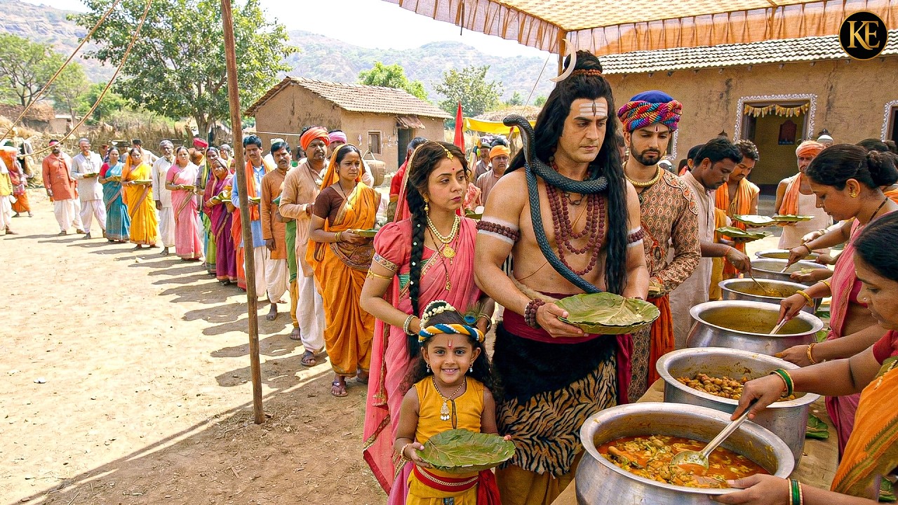 गोकुल के भंडारे में पहुँचे महादेव! || यशोमती मईया के नंदलाला || Krishan leela
