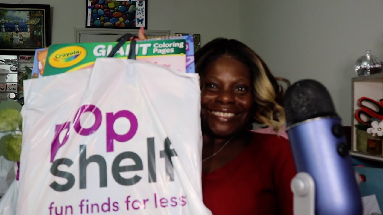 Pop Shelf Scrapbook journaling Haul ASMR Chewing Gum